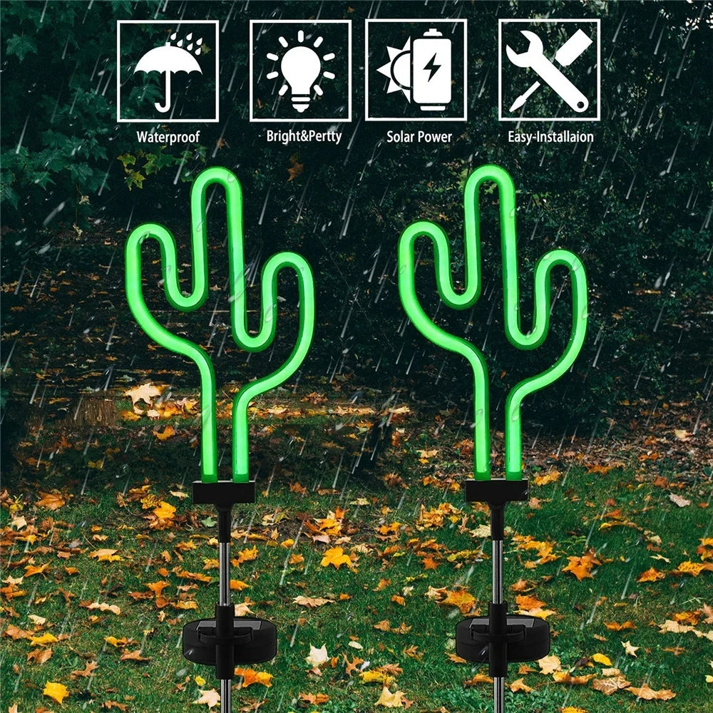 DwellingPlace™ Garden Neon Solar Signs