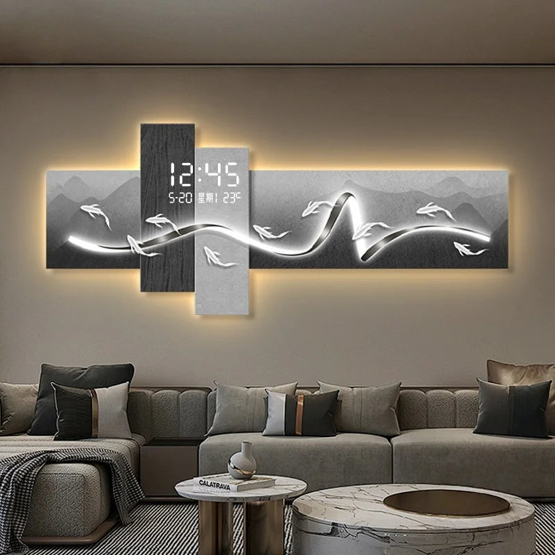 Decasa Nine Fish LED Wall Art