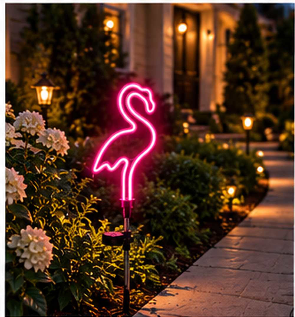 Decasa Neon Solar Garden Lights