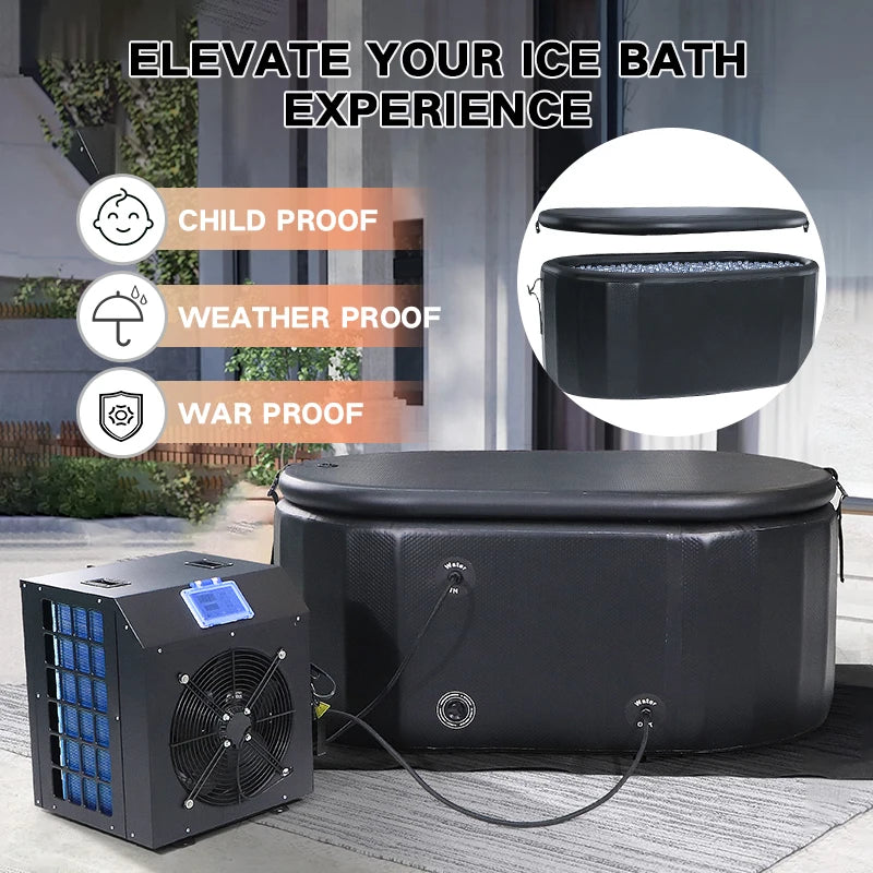 Customized Inflatable Cold Plunge Tub High Quality Ice Baths at Home Popular Ice Water Bath for Therapy
