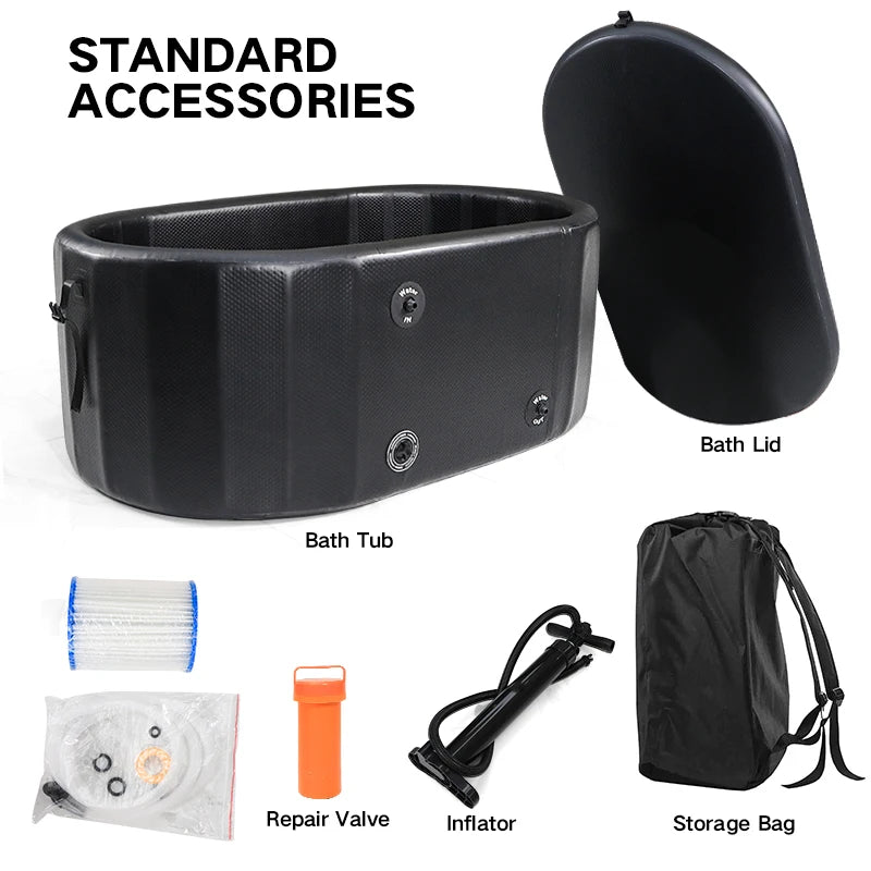Customized Inflatable Cold Plunge Tub High Quality Ice Baths at Home Popular Ice Water Bath for Therapy
