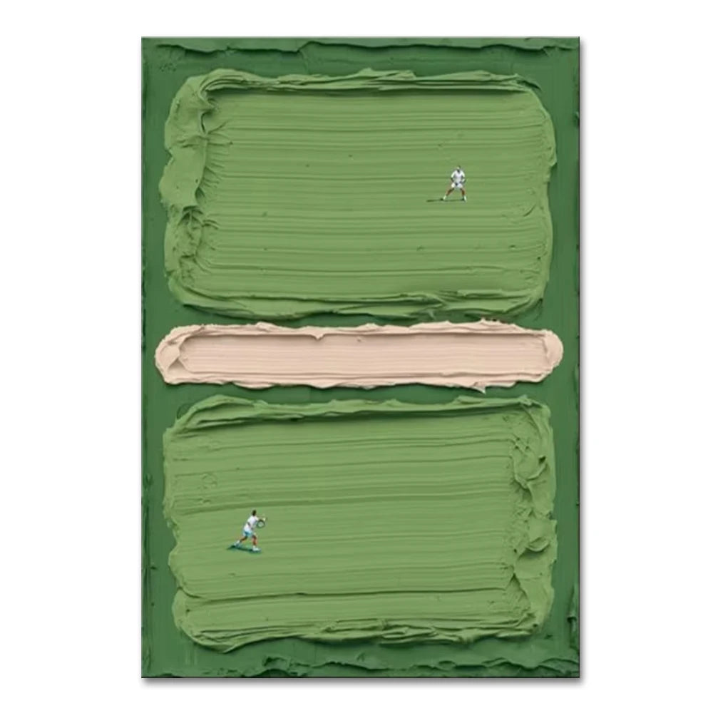 Decasa Tennis Court Canvas Art
