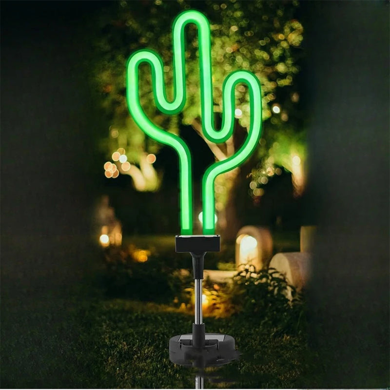 DwellingPlace™ Garden Neon Solar Signs