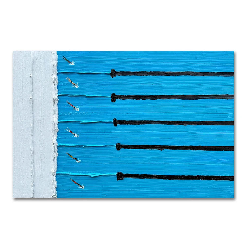 Decasa Tennis Court Canvas Art