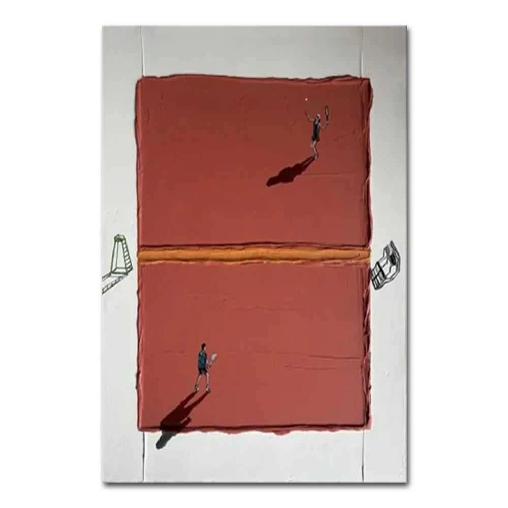 Decasa Tennis Court Canvas Art
