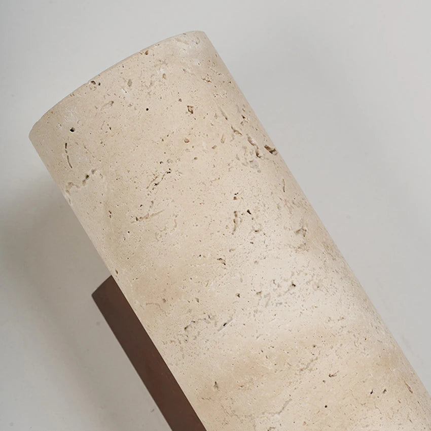 Decasa Travertine Stone Wall Sconce