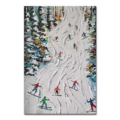 Decasa Tennis Court Canvas Art