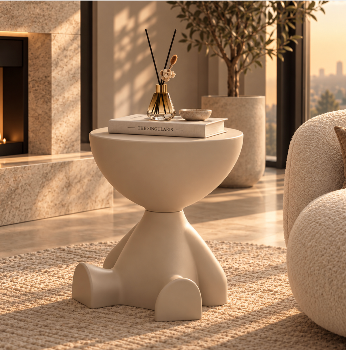 Decasa Sculptural Side Table