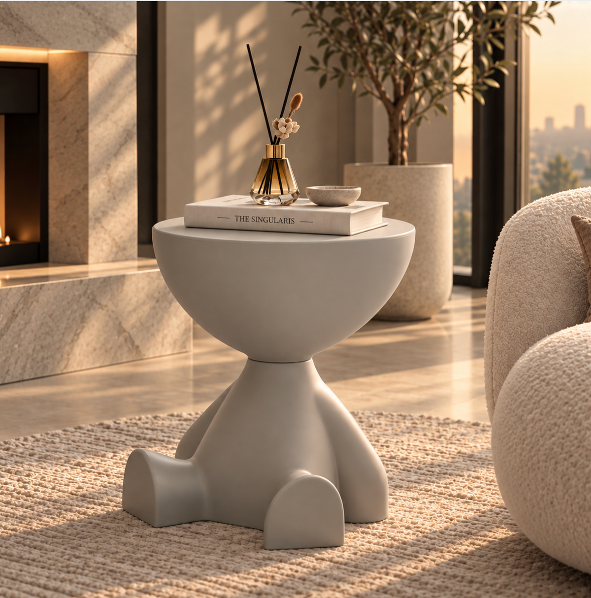 Decasa Sculptural Side Table